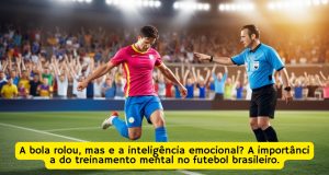 A bola rolou, mas e a inteligência emocional? A importância do treinamento mental no futebol brasileiro.