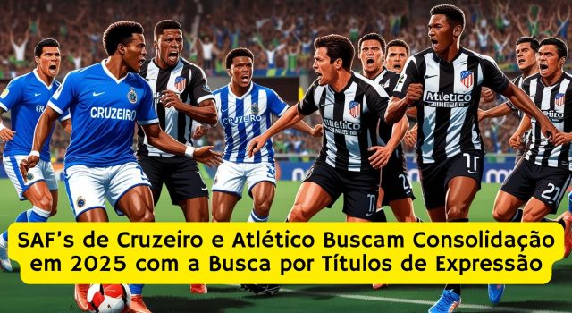 SAF’s de Cruzeiro e Atlético Buscam Consolidação em 2025 com a Busca por Títulos de Expressão