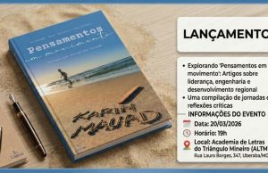 Livro “Pensamentos em Movimento”, do engenheiro Karim Mauad, chega a Uberaba após sucesso absoluto de público e crítica na capital mineira